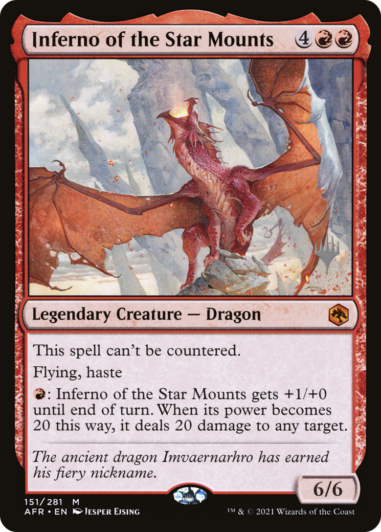 Inferno of the Star Mounts (PPAFR-151) - Adventures in the Forgotten Realms Promos