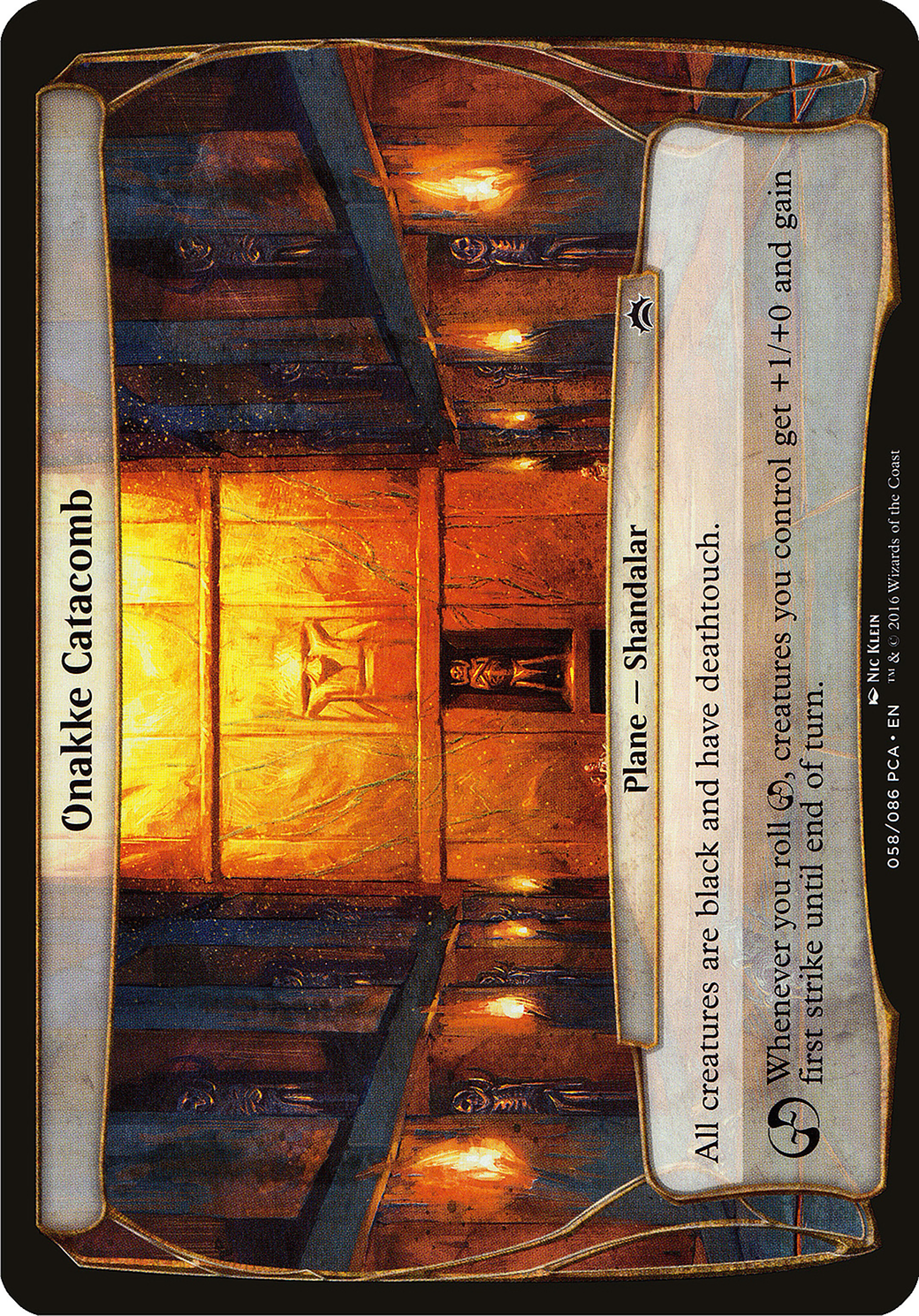 Onakke Catacomb (Planechase Anthology) (OVER-) - Planechase Anthology Planes