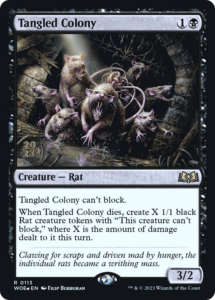 Tangled Colony (PRE-113) - Wilds of Eldraine Promos Foil