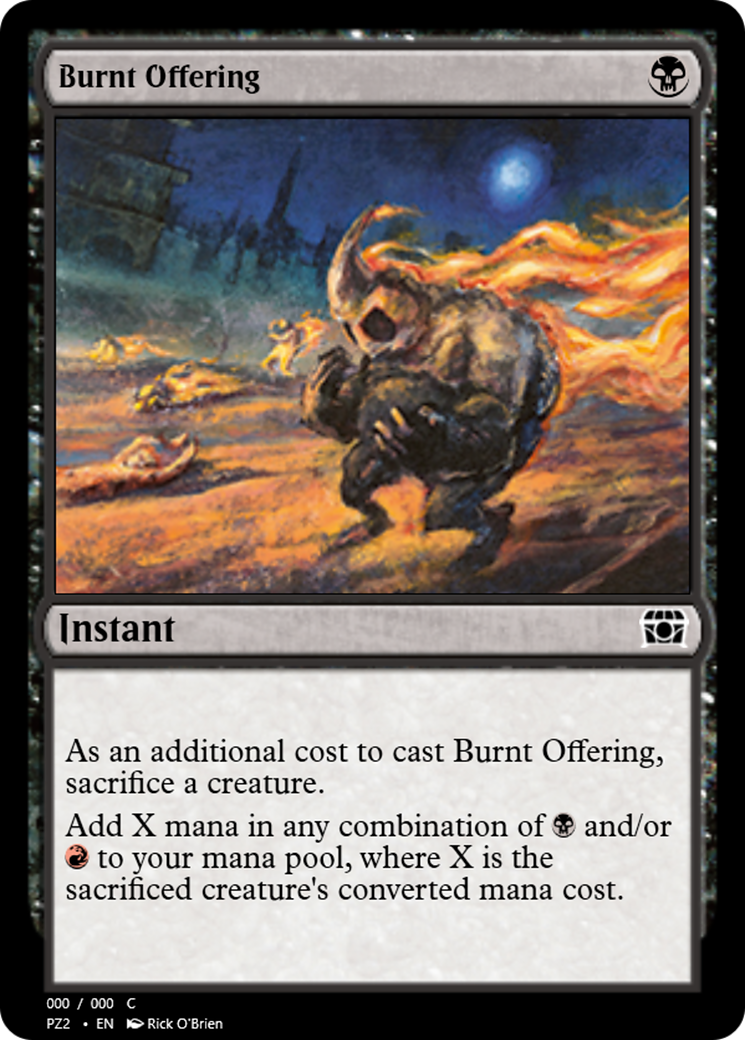 Burnt Offering (PZ2-65833) - Treasure Chest Foil