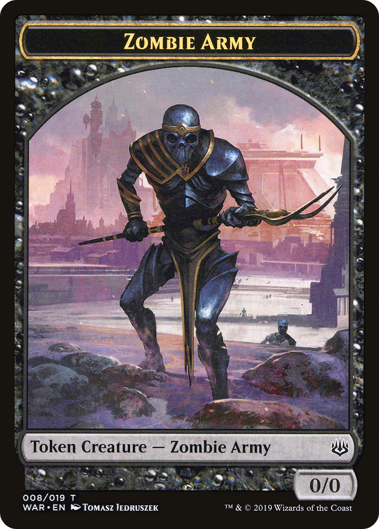Zombie Army Token (008) (WAR-008) - War of the Spark Tokens