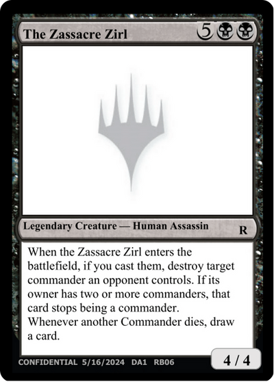 The Zassacre Zirl (UNK-RB06) - Unknown Event