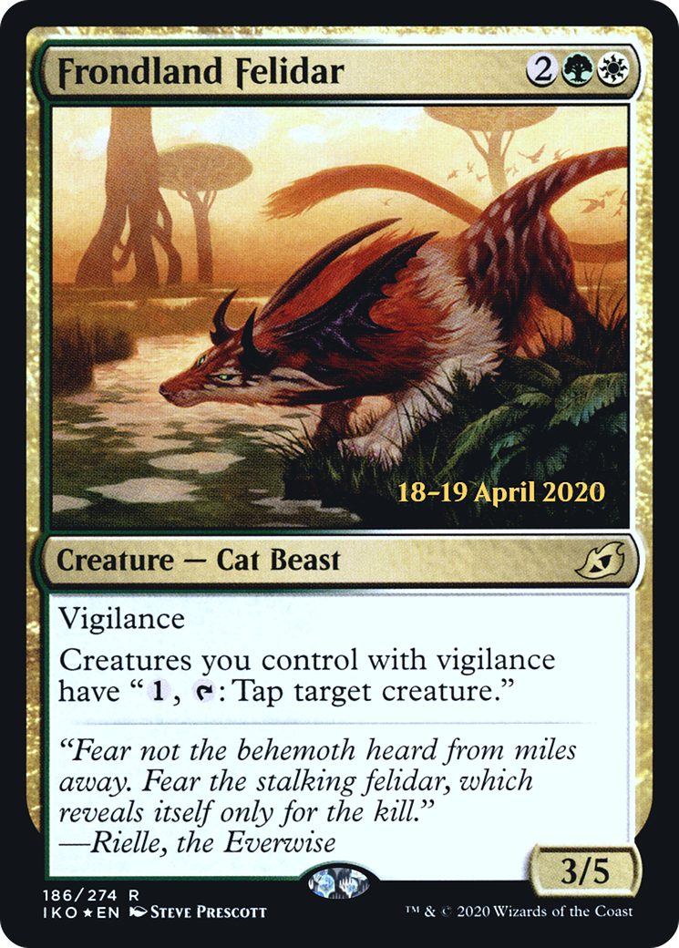 Frondland Felidar (PRE-186) - Ikoria: Lair of Behemoths Promos Foil
