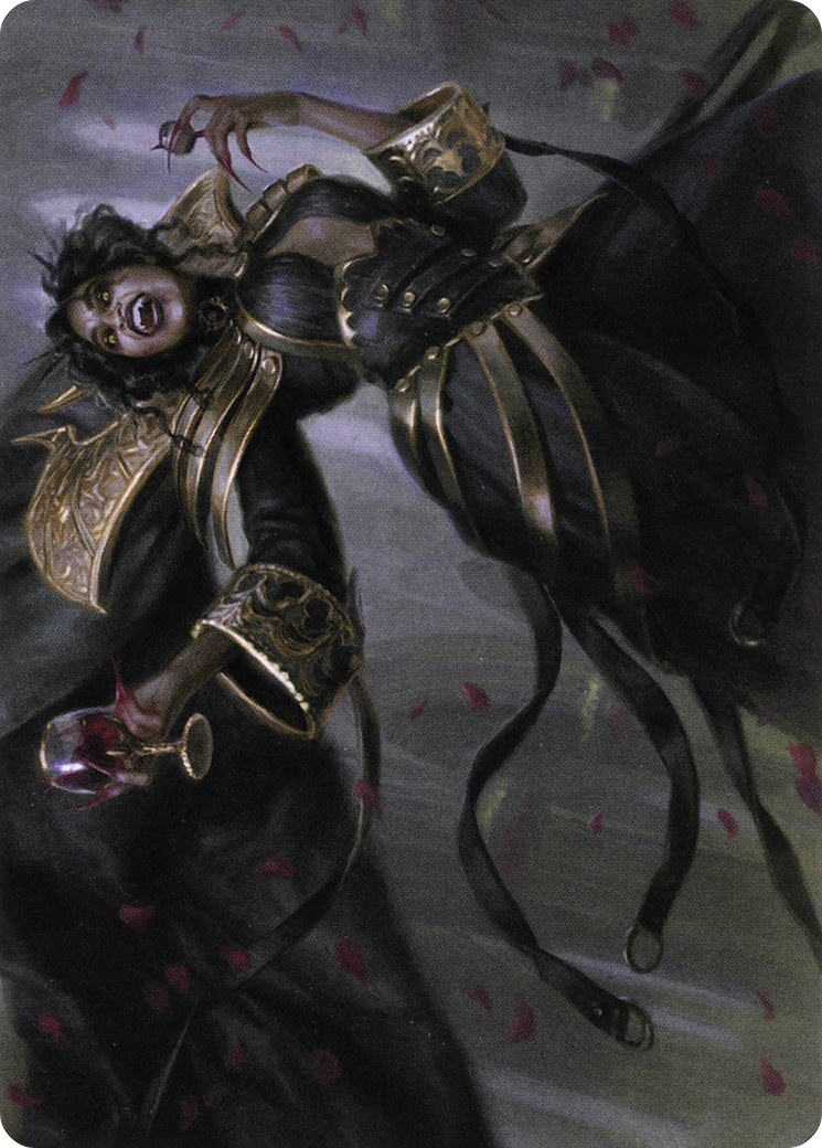 Bloodcrazed Socialite // Bloodcrazed Socialite (AVOW-028) - Crimson Vow Art Series (Borderless) Foil