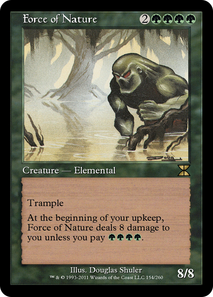 Force of Nature (ME4-154) - Masters Edition IV Foil