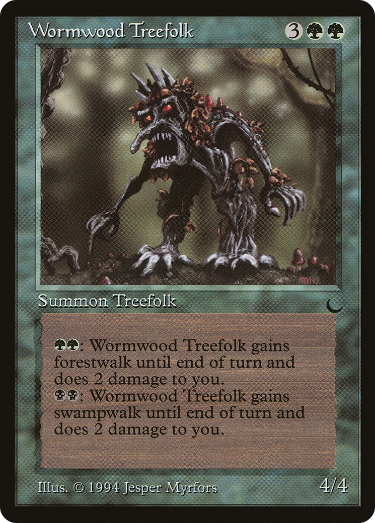 Wormwood Treefolk (DRK-) - The Dark