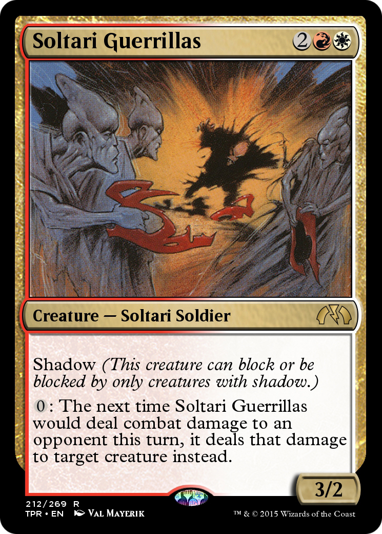 Soltari Guerrillas (TPR-212) - Tempest Remastered Foil