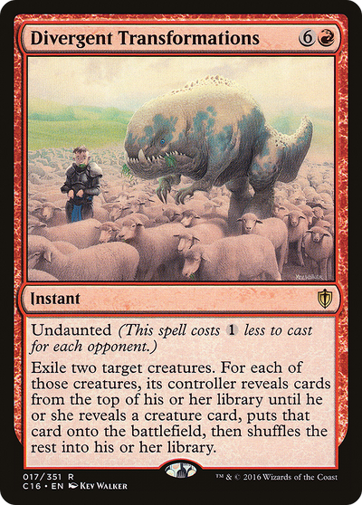 Divergent Transformations [Commander 2016]