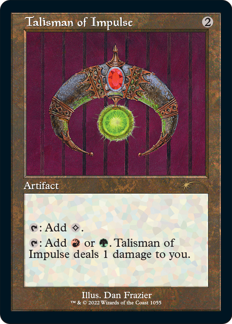 Talisman of Impulse (Retro Frame) (SLD-1055) - Secret Lair Drop