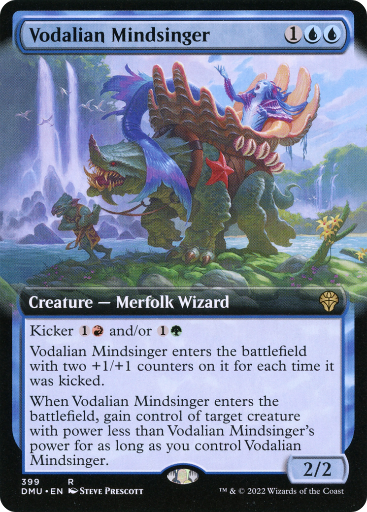 Vodalian Mindsinger (Extended Art) (DMU-399) - Dominaria United: (Extended Art) Foil