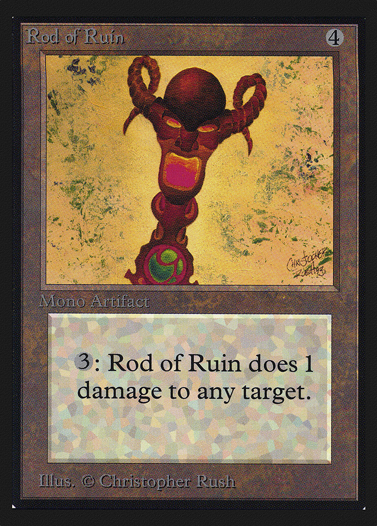 Rod of Ruin (IE) (IED-) - Intl. Collectors' Edition
