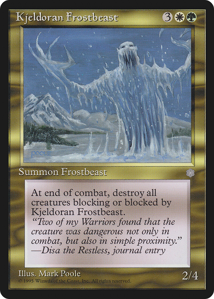 Kjeldoran Frostbeast (ICE-) - Ice Age