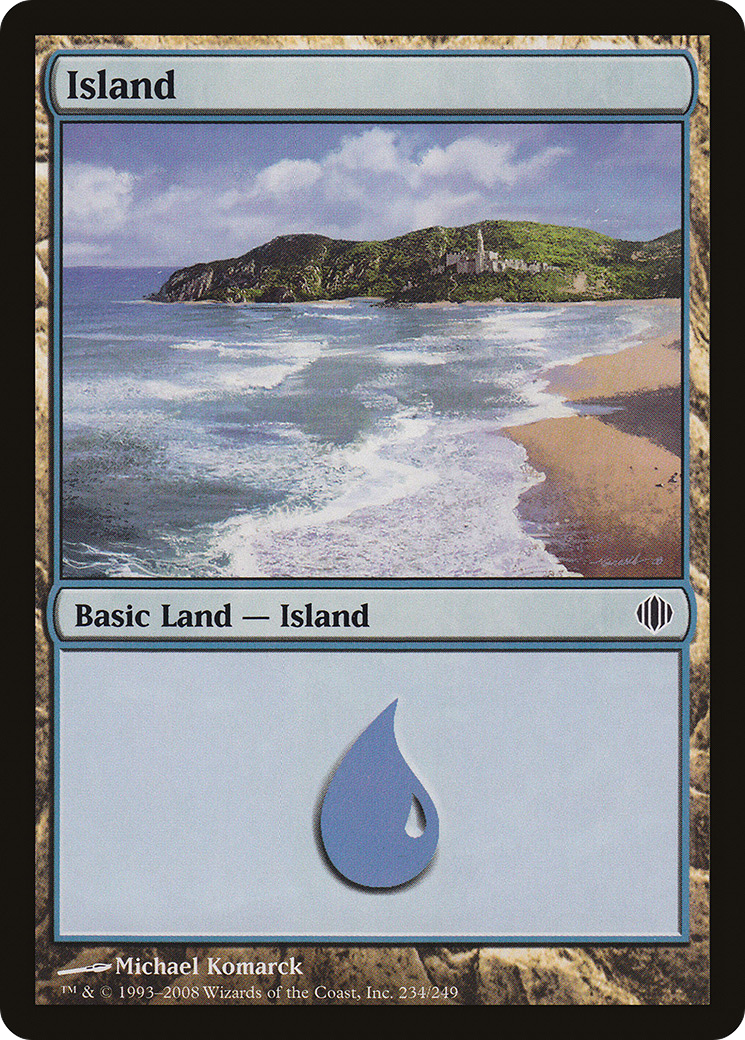 Island (234) (ALA-234) - Shards of Alara Foil