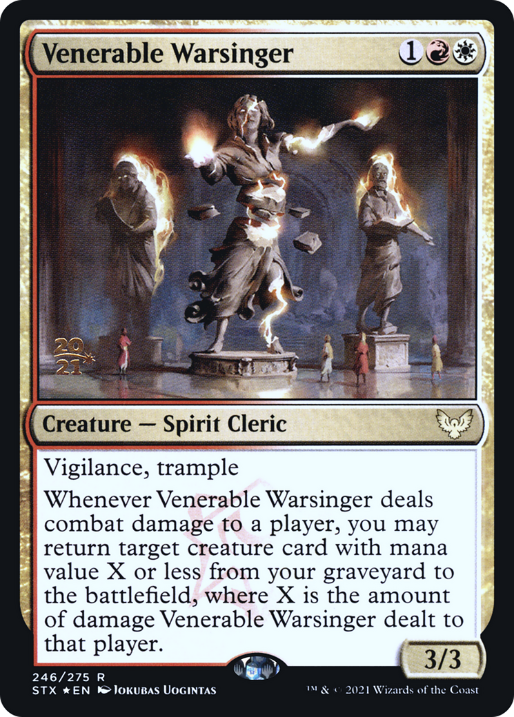 Venerable Warsinger (PRE-246S) - Strixhaven: School of Mages Promos Foil