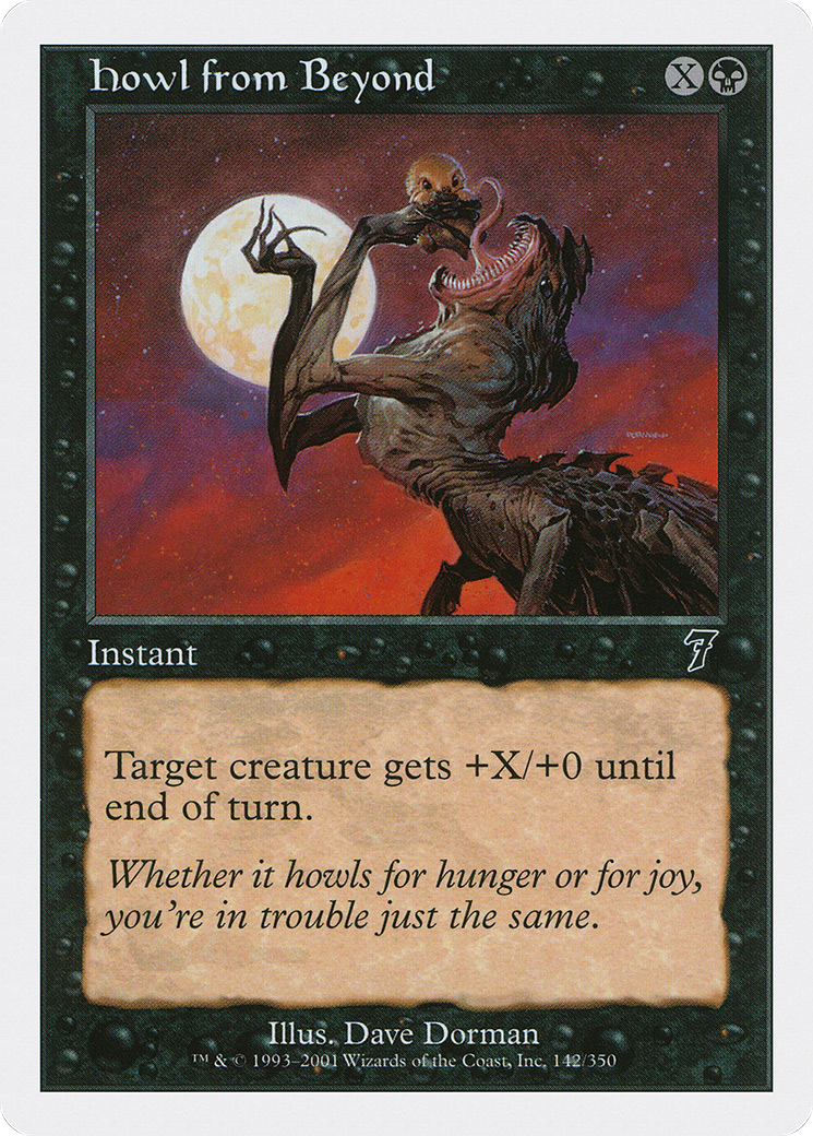 Howl from Beyond (7ED-142) - 7th Edition