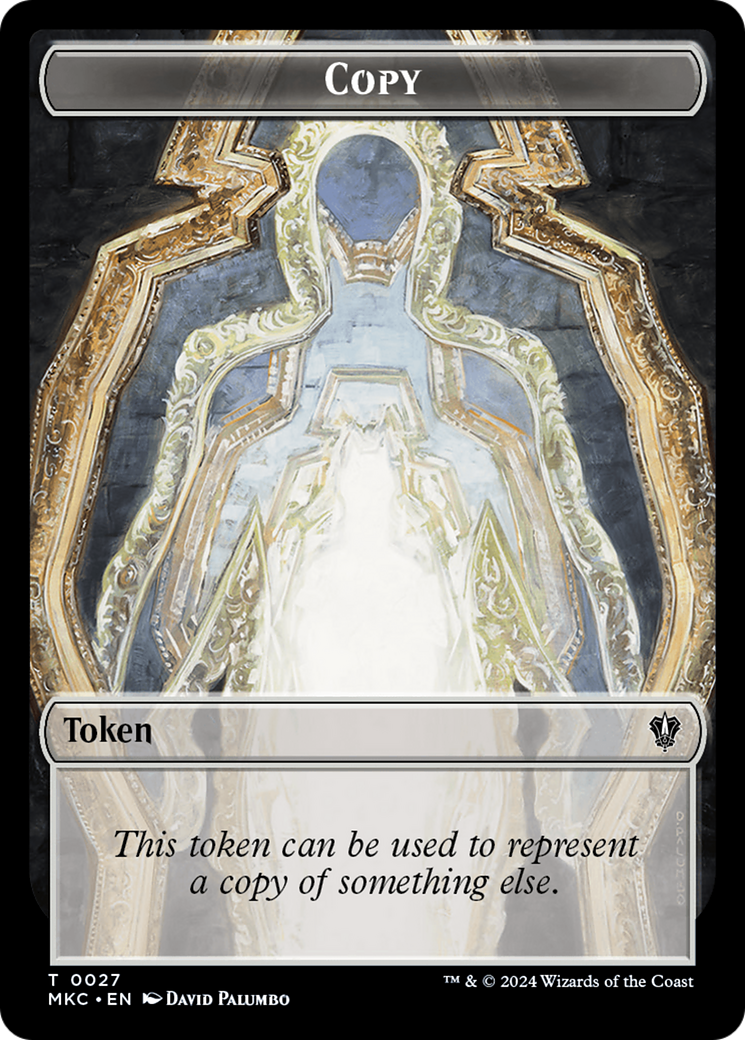 Copy (TMKC-027) - Murders at Karlov Manor Commander Tokens
