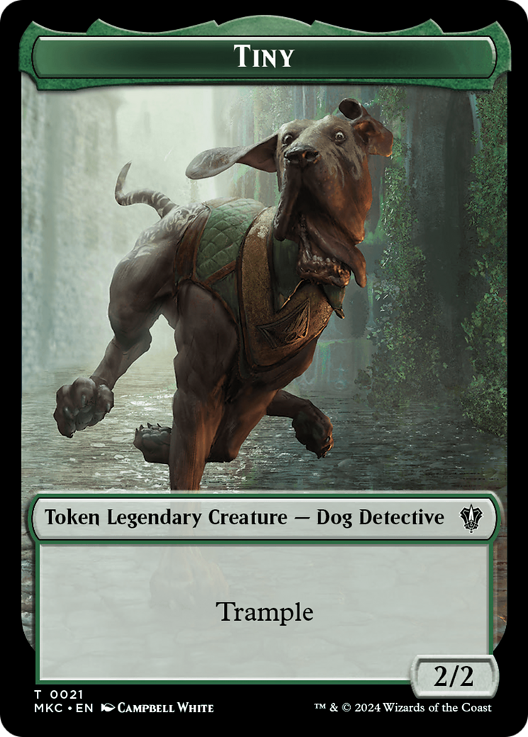 Tiny (TMKC-021) - Murders at Karlov Manor Commander Tokens Foil