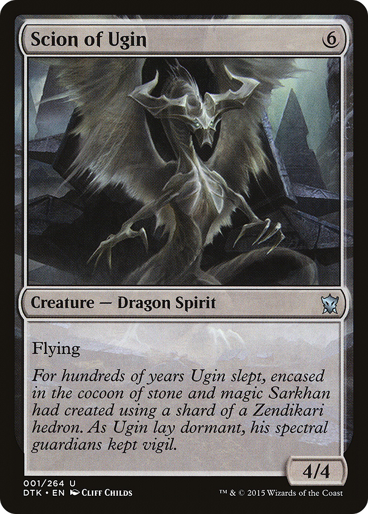 Scion of Ugin (DTK-001) - Dragons of Tarkir Foil