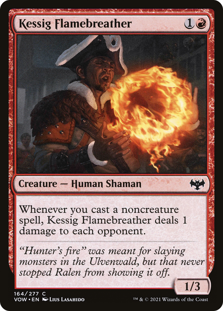 Kessig Flamebreather (VOW-164) - Innistrad: Crimson Vow Foil