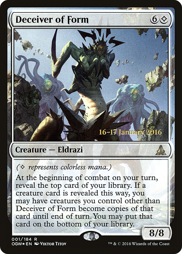 Deceiver of Form (PRE-001) - Oath of the Gatewatch Promos Foil