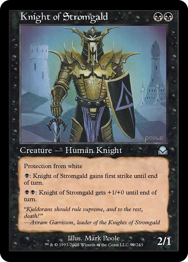 Knight of Stromgald (ME2-099) - Masters Edition II Foil