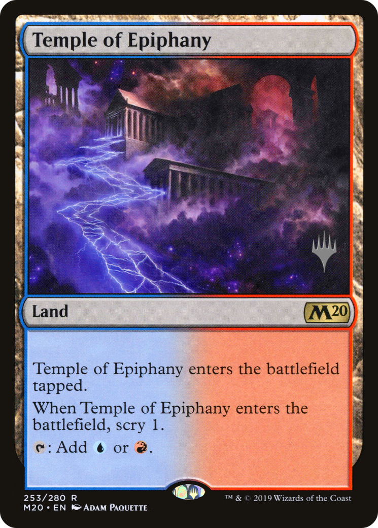 Temple of Epiphany (PPM20-253) - Core Set 2020 Promos Foil