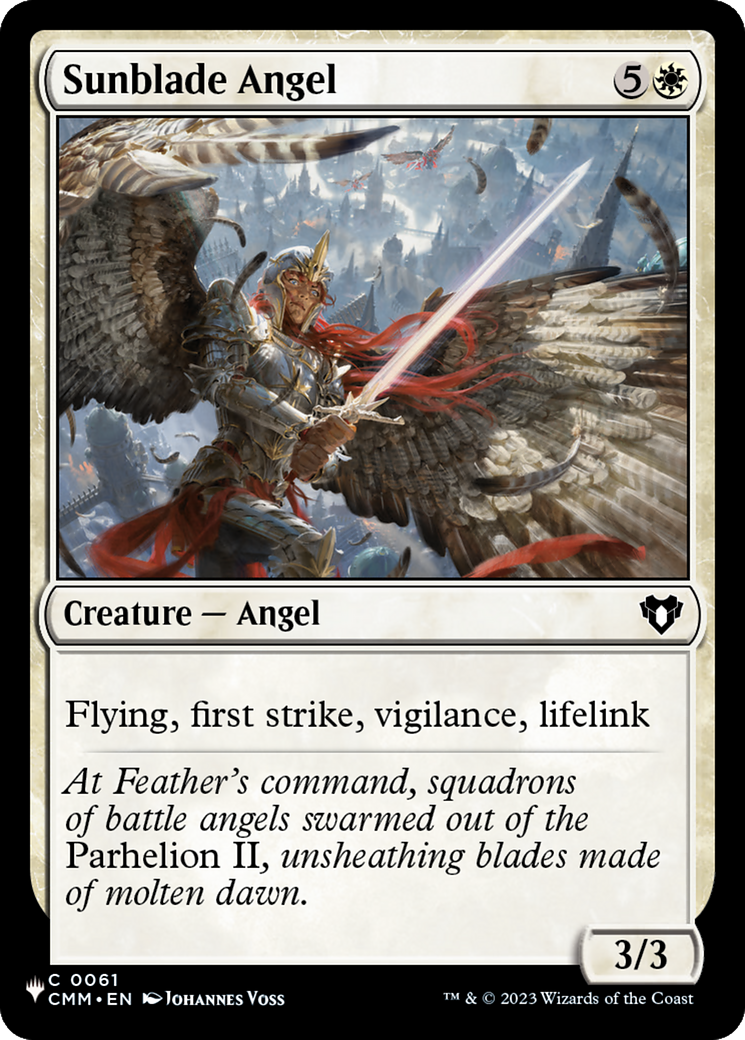 Sunblade Angel (LIST-0061) - The List
