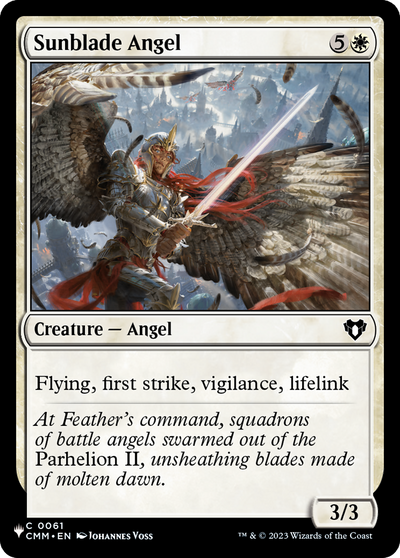 Sunblade Angel (LIST-0061) - The List