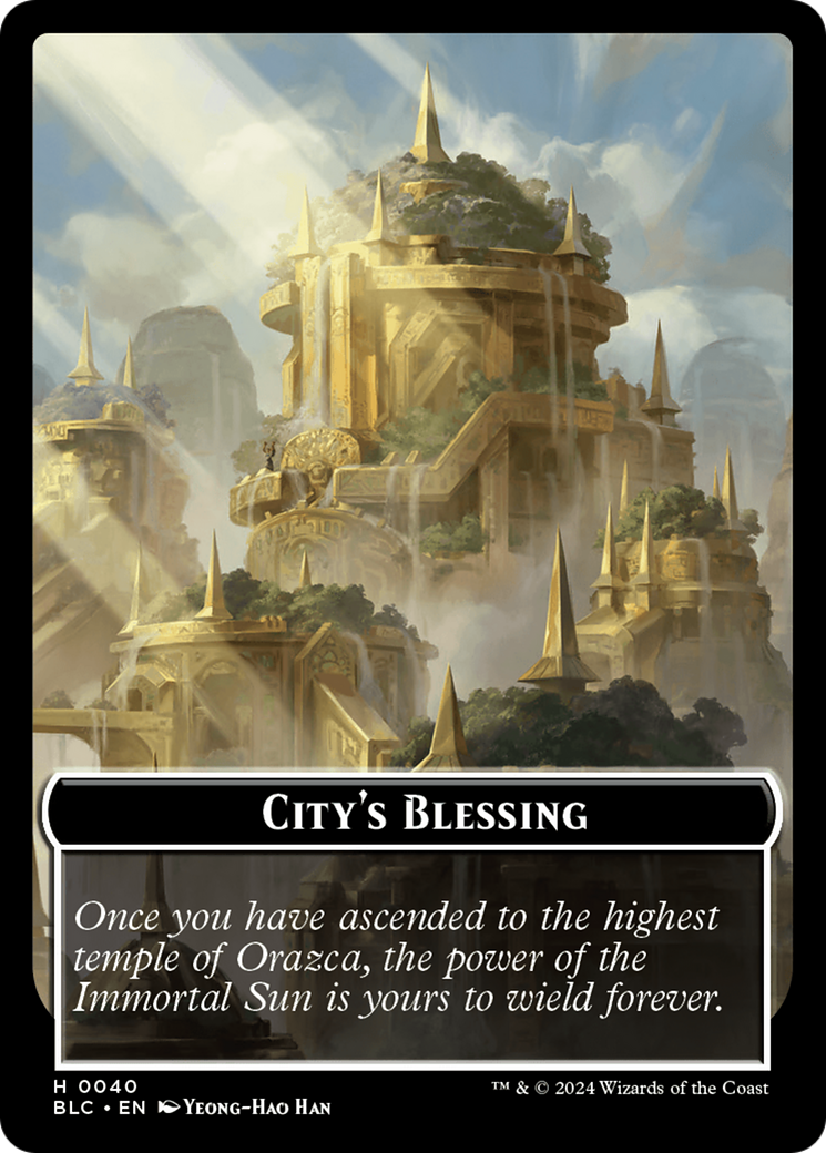 City's Blessing (TBLC-040) - Bloomburrow Commander Tokens Foil