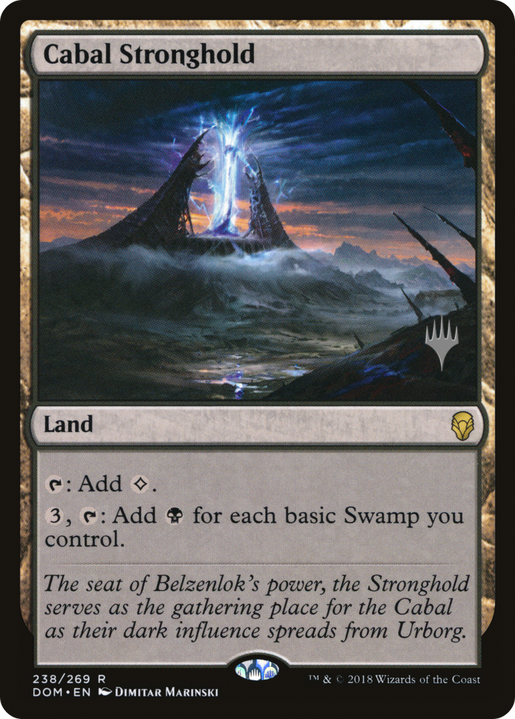 Cabal Stronghold (PPM20-238) - Dominaria Promos Foil