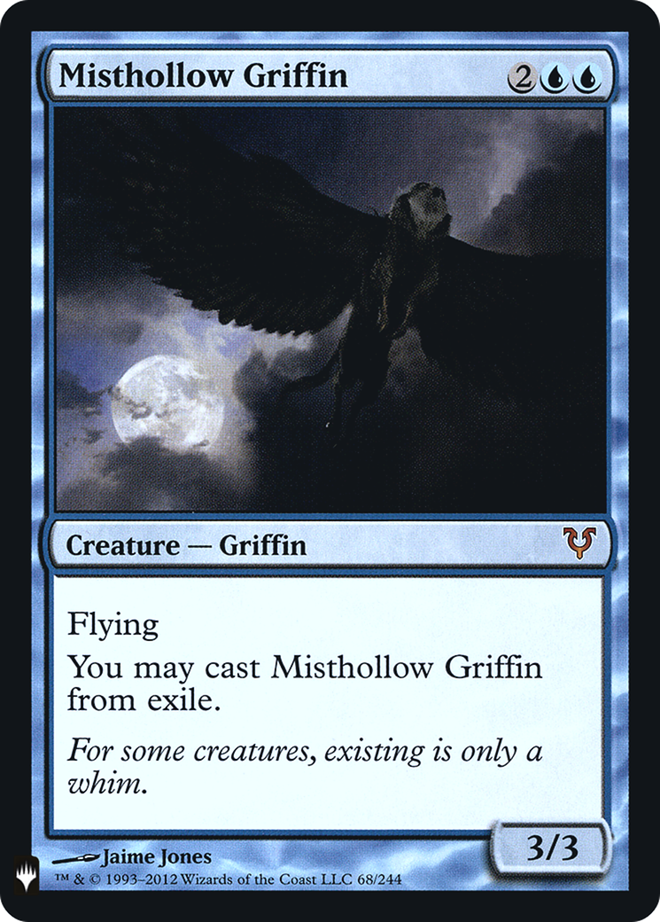 Misthollow Griffin (LIST-068) - The List Foil