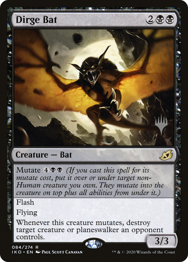Dirge Bat (PPIKO-84P) - Ikoria: Lair of Behemoths Promos