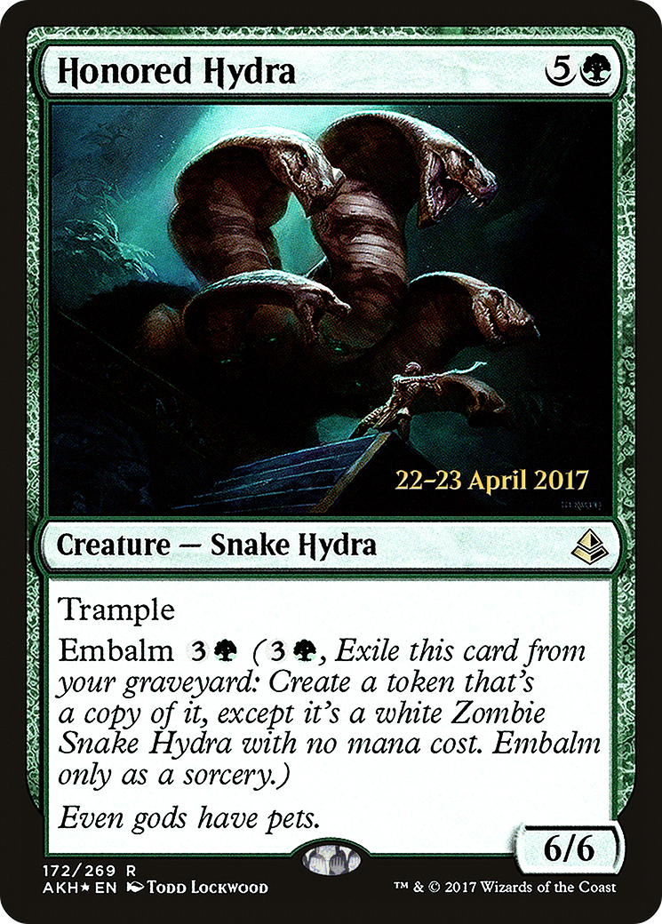 Honored Hydra (PRE-172) - Amonkhet Promos Foil