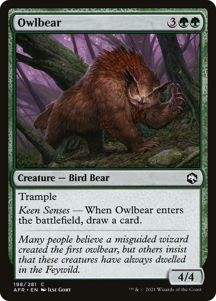 Owlbear (AFR-198) - Adventures in the Forgotten Realms