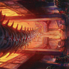 Bloodfell Caves // Bloodfell Caves (AMOM-055) - March of the Machine Art Series (Borderless) Foil