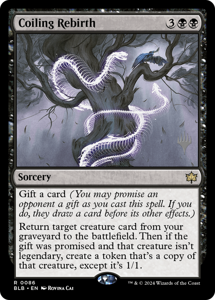 Coiling Rebirth (PPBLB-086) - Bloomburrow Promos