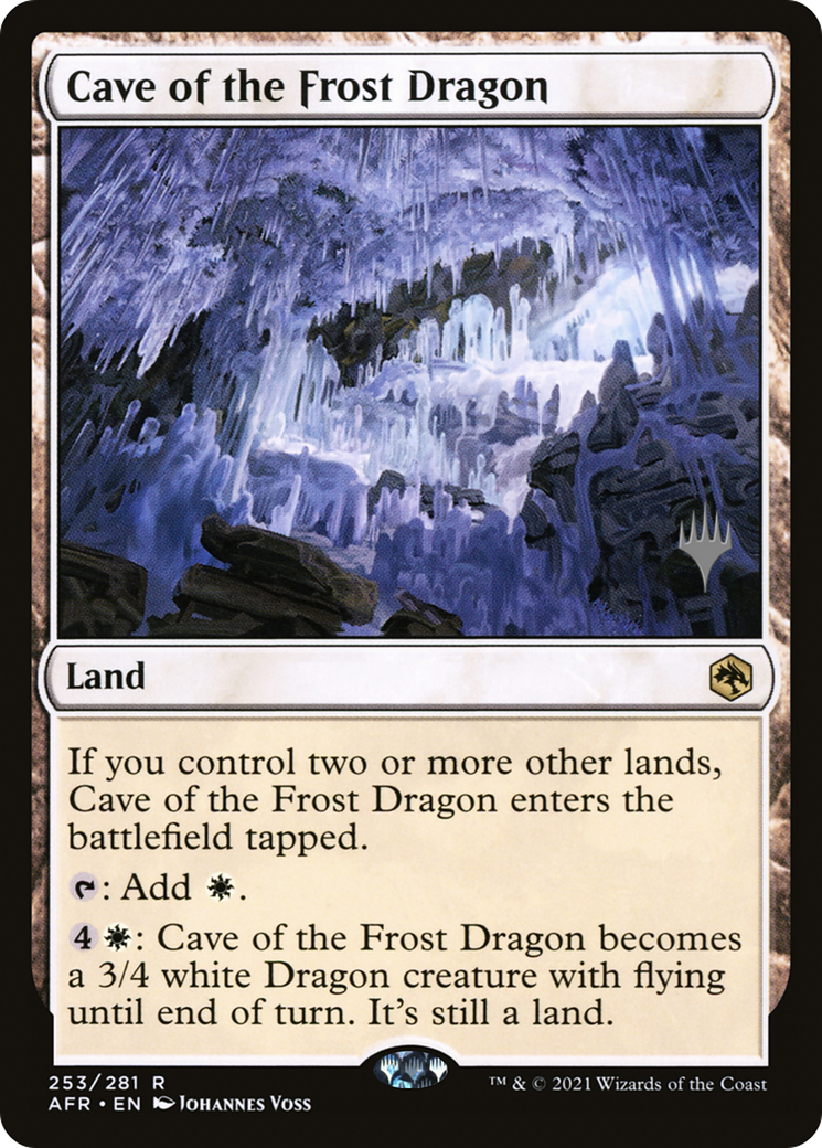 Cave of the Frost Dragon (PPAFR-253) - Adventures in the Forgotten Realms Promos
