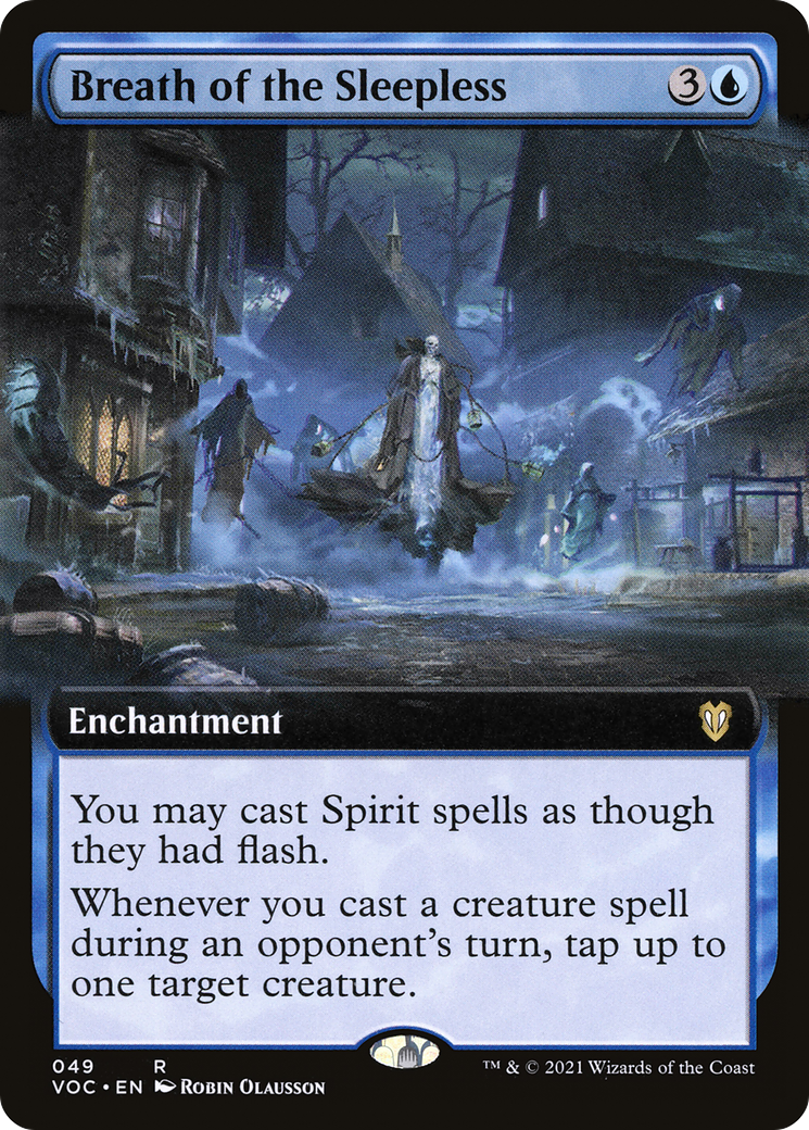 Breath of the Sleepless (Extended Art) [Innistrad: Crimson Vow Commander]
