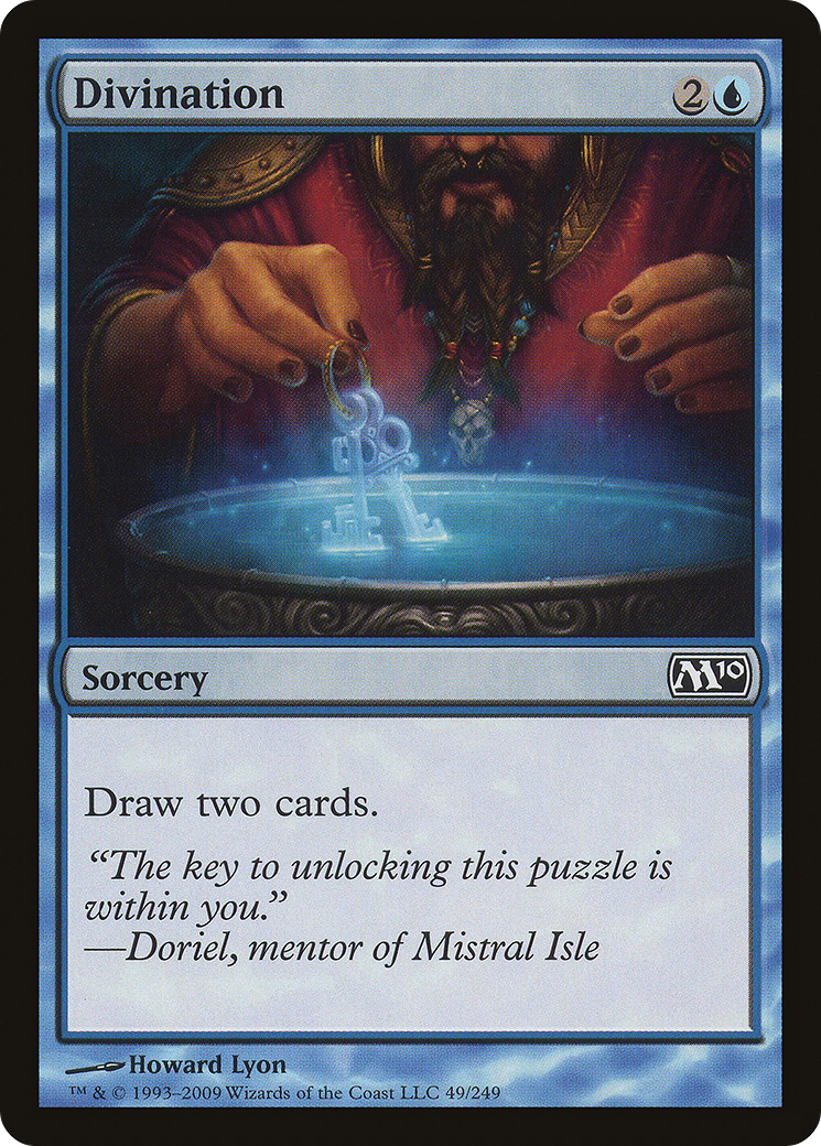 Divination (M10-049) - Magic 2010 Foil