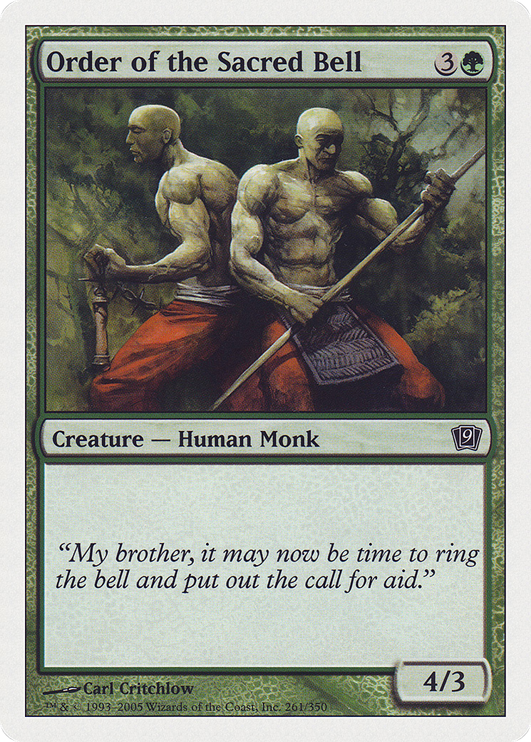 Order of the Sacred Bell (9ED-261) - 9th Edition Foil
