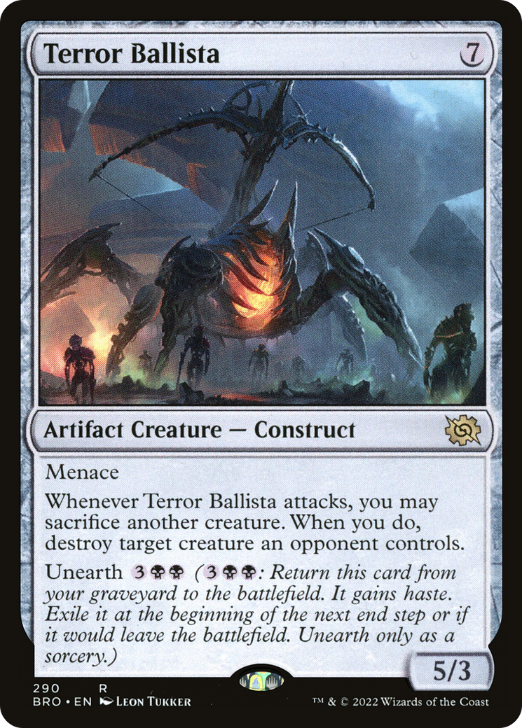 Terror Ballista (BRO-290) - The Brothers' War Foil