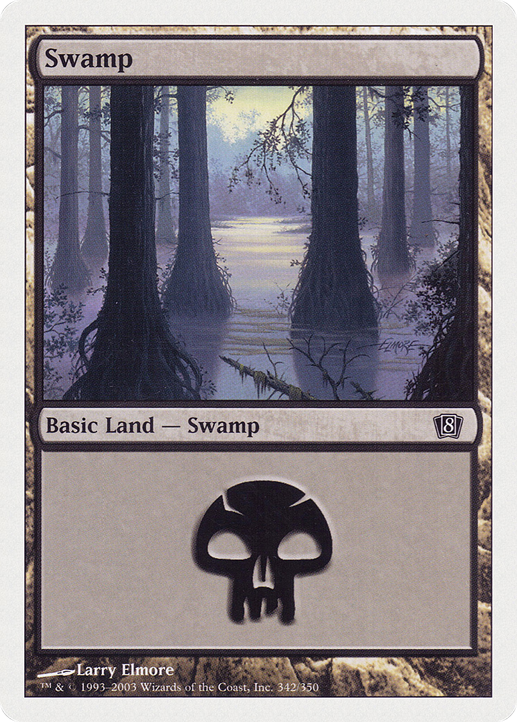 Swamp (342) (8ED-342) - 8th Edition Foil