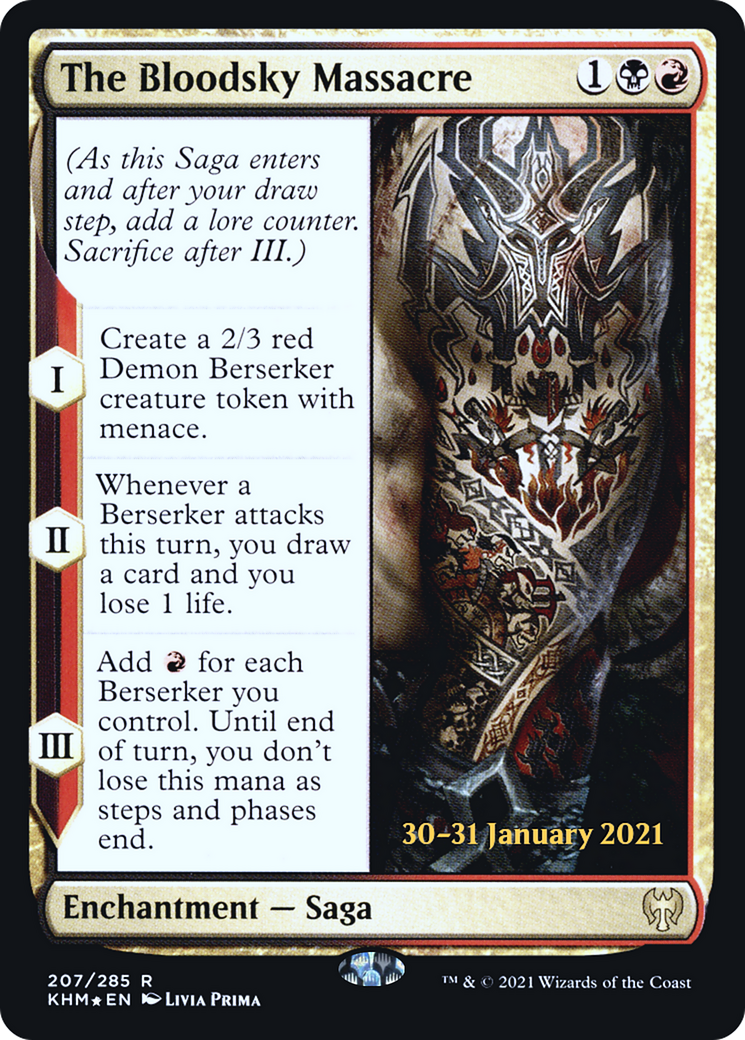 The Bloodsky Massacre (PRE-207S) - Kaldheim Promos Foil