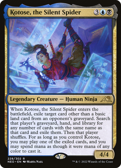 Kotose, the Silent Spider [Kamigawa: Neon Dynasty]