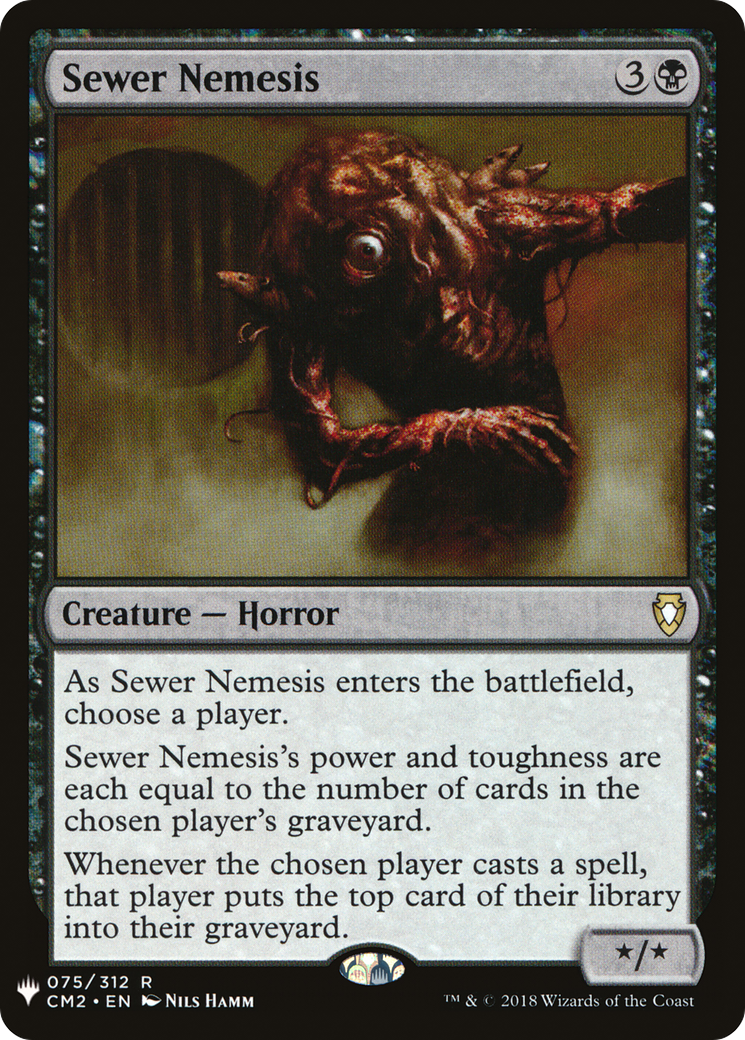 Sewer Nemesis (LIST-075/312) - The List