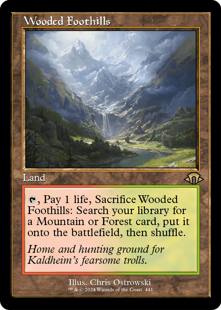 Wooded Foothills (Retro Frame) (MH3-441) - Modern Horizons 3