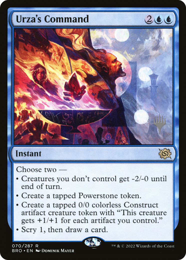 Urza's Command (PPBRO-070) - The Brothers' War Promos Foil