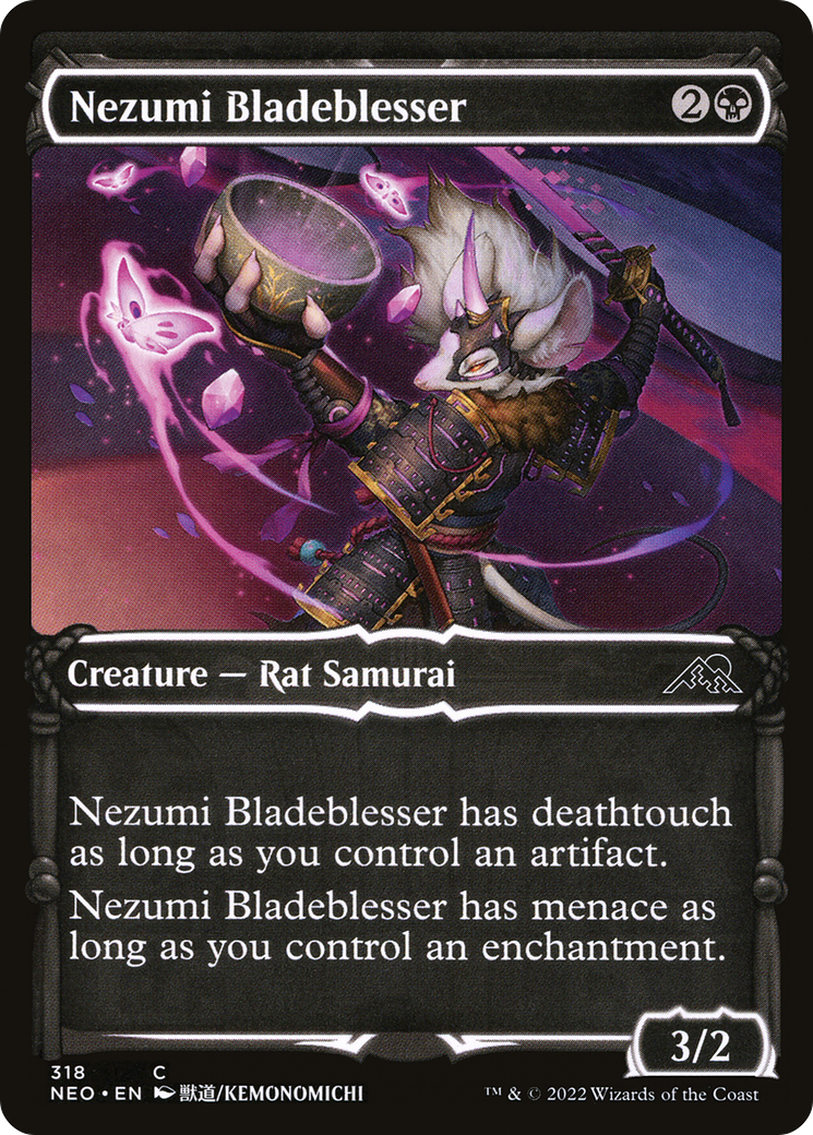 Nezumi Bladeblesser (Showcase) (NEO-318) - Kamigawa: Neon Dynasty: (Showcase)