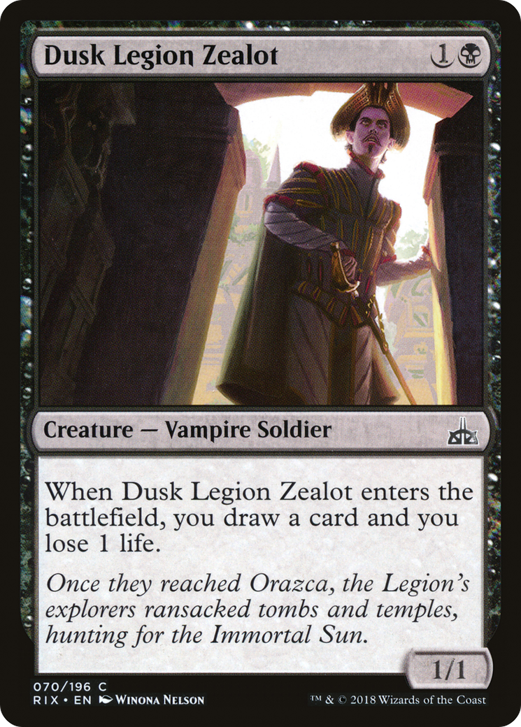 Dusk Legion Zealot (RIX-070) - Rivals of Ixalan