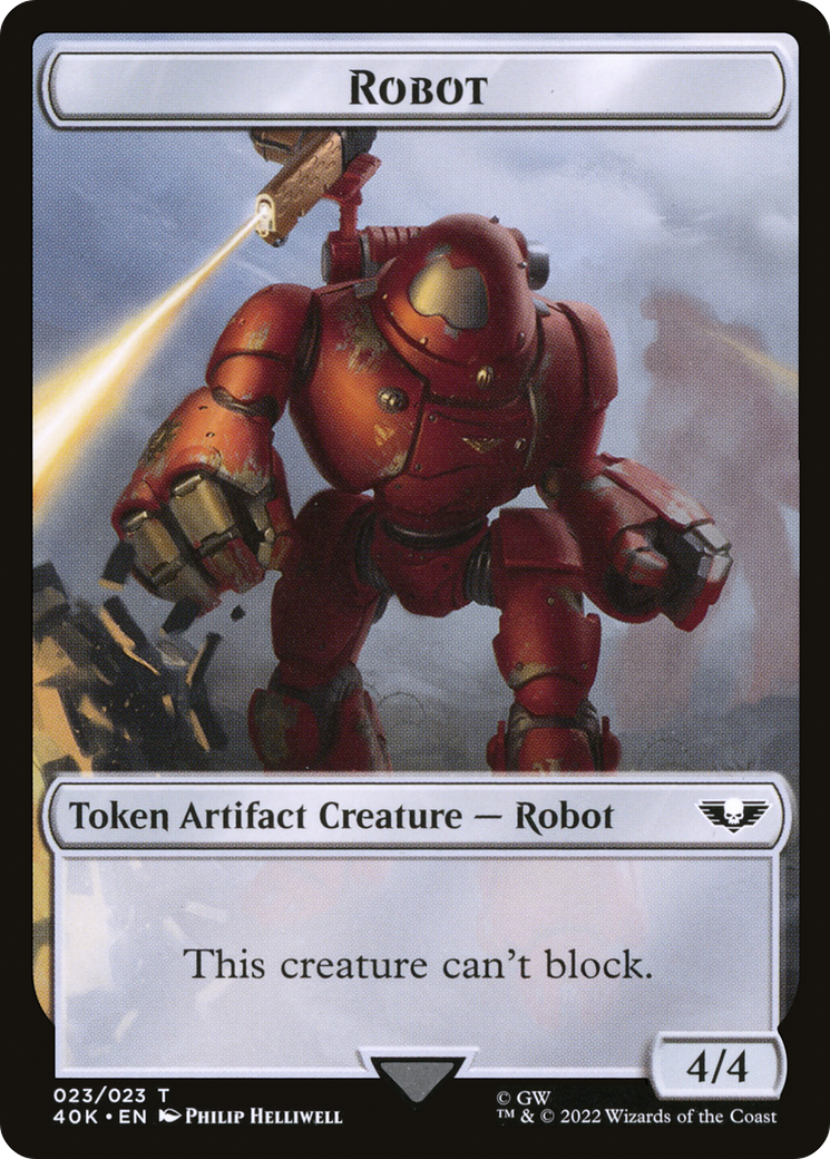 Robot (T40K-023) - Warhammer 40,000 Tokens
